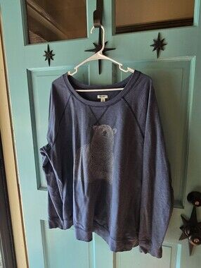 Old Navy Navy Bear Graphic Sweatshirt